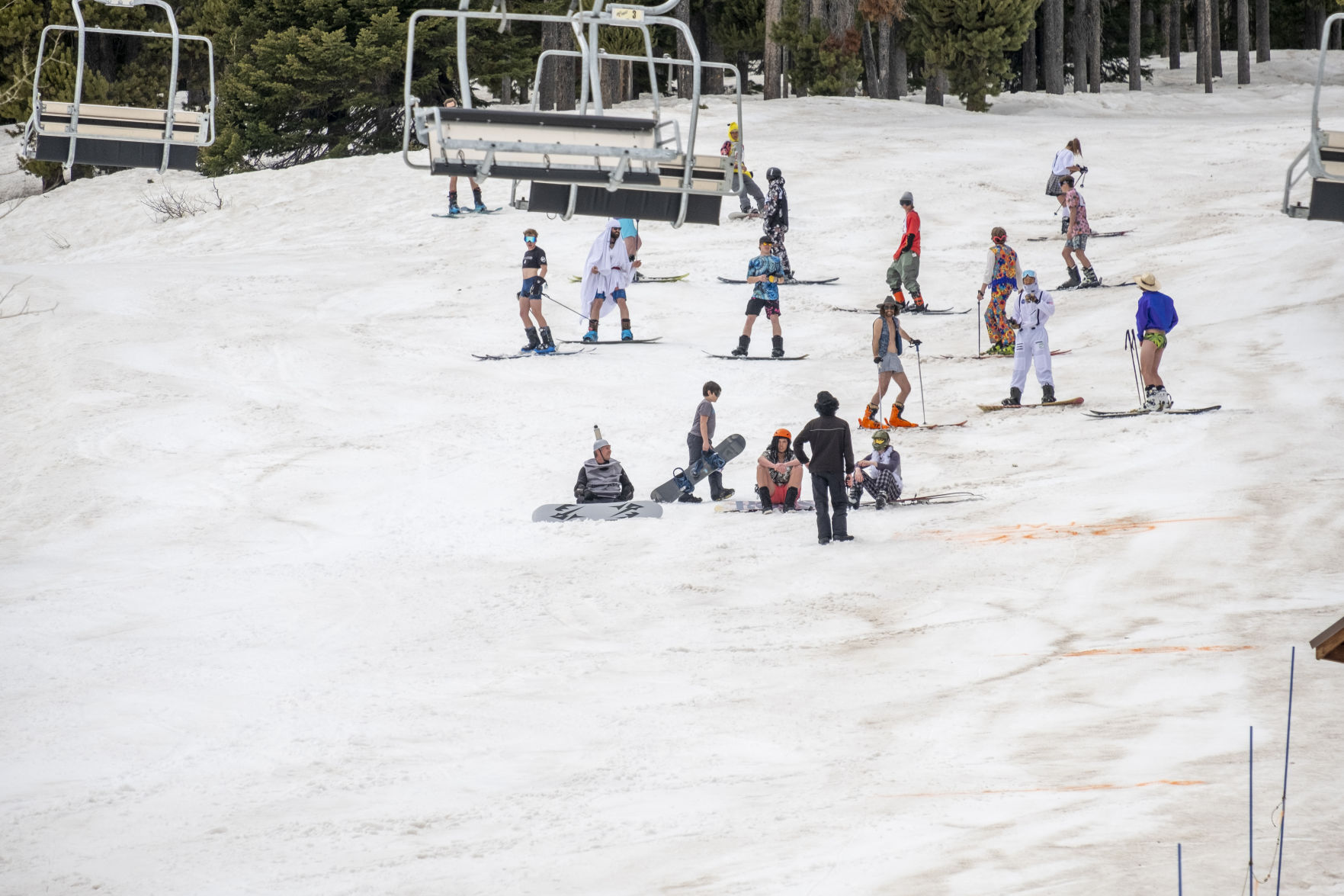 Slush Cup Pond Skim at Pomerelle
